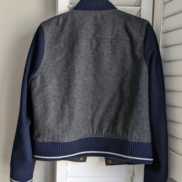 J. Crew Wool varsity bomber jacket - Picture 3 of 10